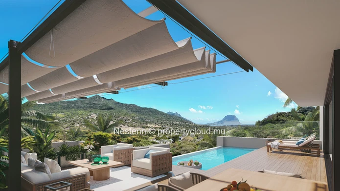 Luxury and serenity embodied by this 314 m² triplex villa with a view