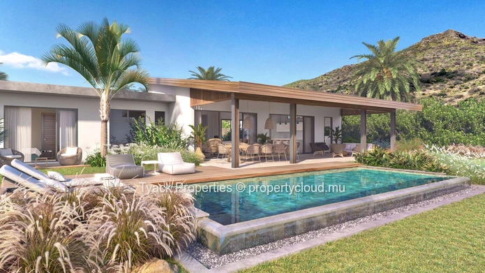 Mountain-Facing Luxury Villa with Pool & Concierge – Tamarin, Mauritius