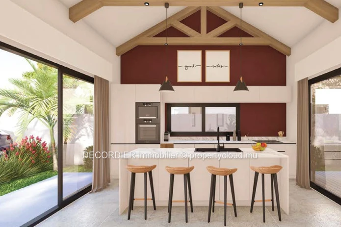 Contemporary villa in a gated community
