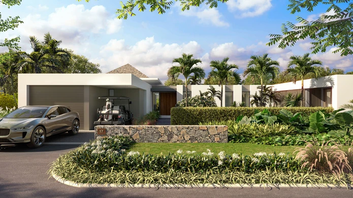Villa de plain-pied de 3 chambres avec piscine privée et jardin dans un domaine prestigieux