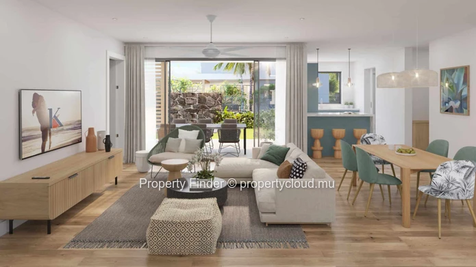 3-Bedroom Duplex for Sale in Black River with Private Pool and Garden