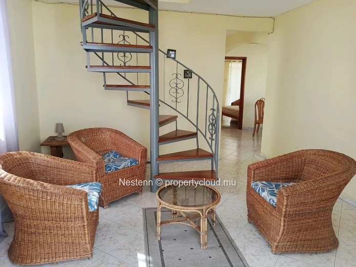 Appartement dans maison traditionnelle mauricienne dans un quartier résidentiel