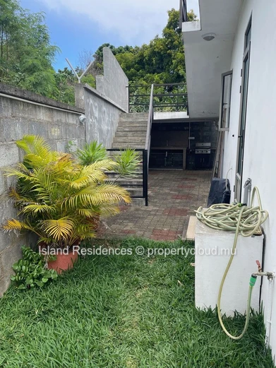 Pointe aux Piments - semi-furnished 3 bedroom house within a fenced garden