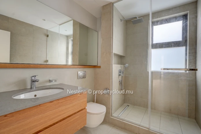 3-bedroom apartment in a seaside residence.