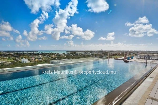 Luxury furnished apartment with rooftop pool