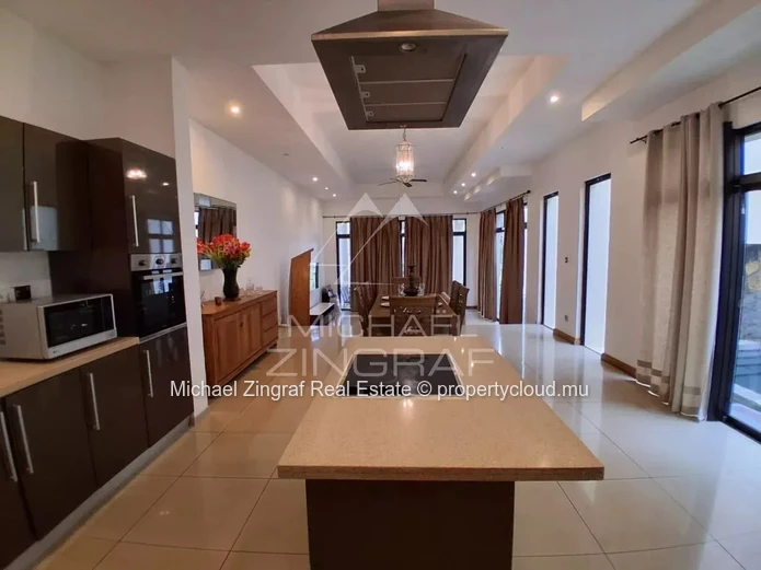 Beachfront Duplex Villa with Exceptional Views in Pointe aux Canonniers
