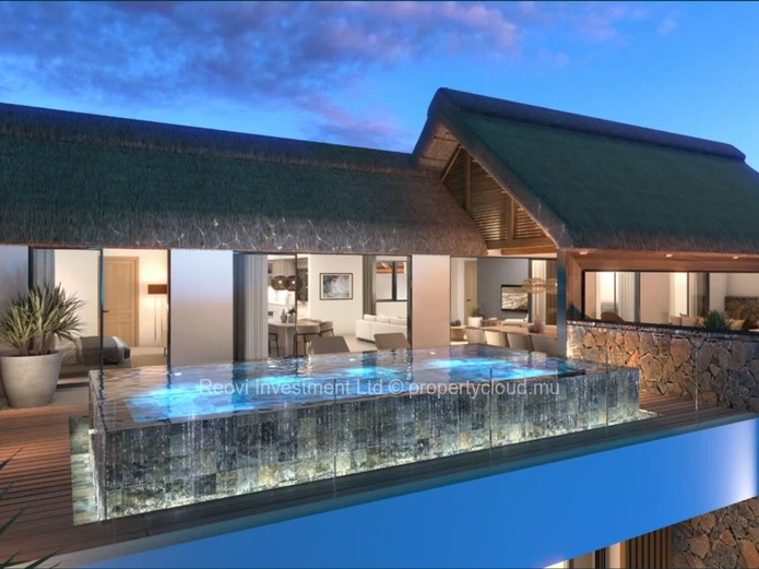 Freehold Beachfront Penthouse with Private Pool