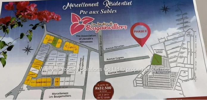 Land For Sale - Les Jardins De Bougainvilliers - Phase 2