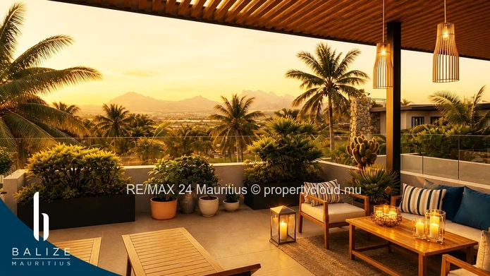 Penthouse 3 ch. avec piscine, étrangers acceptés – Cap Malheureux