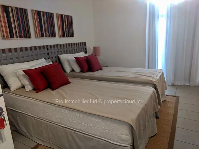 Nice Ground Floor Fully Furnished  Apartment for rent at Azuri Ocean and Golf Resort, Roches Noires.