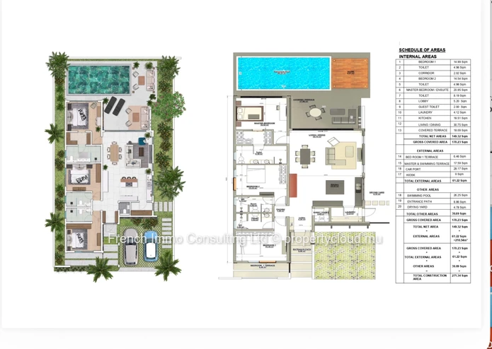 Villa ATLANTIS 2 a Grand Baie (accessible aux etrangers)