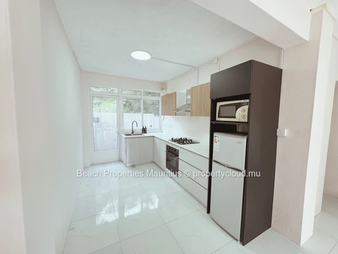 2 bedroom duplex 1 bathroom and guest toilet, communal pool.