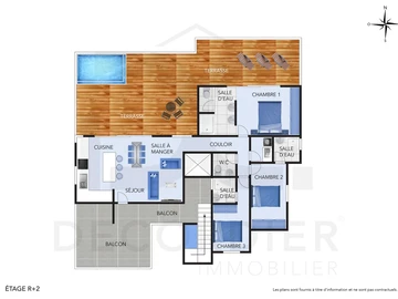 Appartement de 3 Chambres