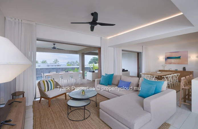 Appartement avec accès exceptionnel au lagon
