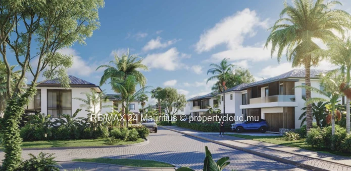 New 4 bedroom double story private villas for sale in Flic en Flac.