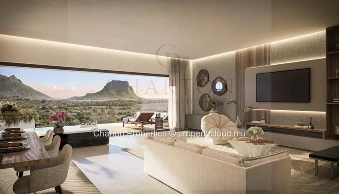 Villa d'exception de 4 chambres avec vue panoramique sur Le Morne et l'Océan Indien
