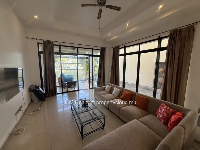 For Rent in Grand Baie, Mauritius: Spacious Beachfront Villa with Private Jacuzzi