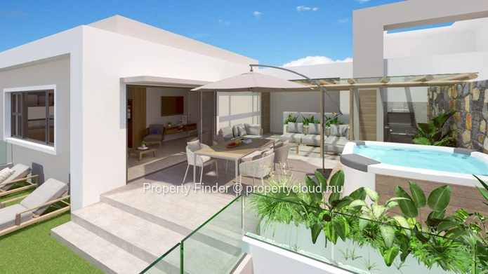 Penthouse 2 Chambres À Vendre – Tamarin, Côte Ouest De L'île Maurice