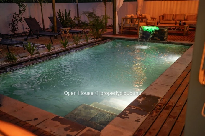 Villa meublée 3 chambres avec piscine à louer à Grand Baie