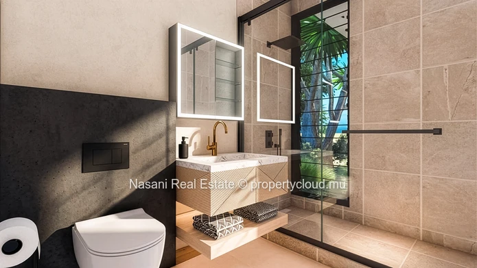 3-bedroom apartment in a private and exclusive 8 apartment building.