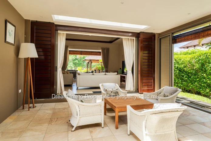 Villa meublée de 3 chambres directement sur le golf Heritage Villas Valriche à Bel Ombre – Ile Maurice