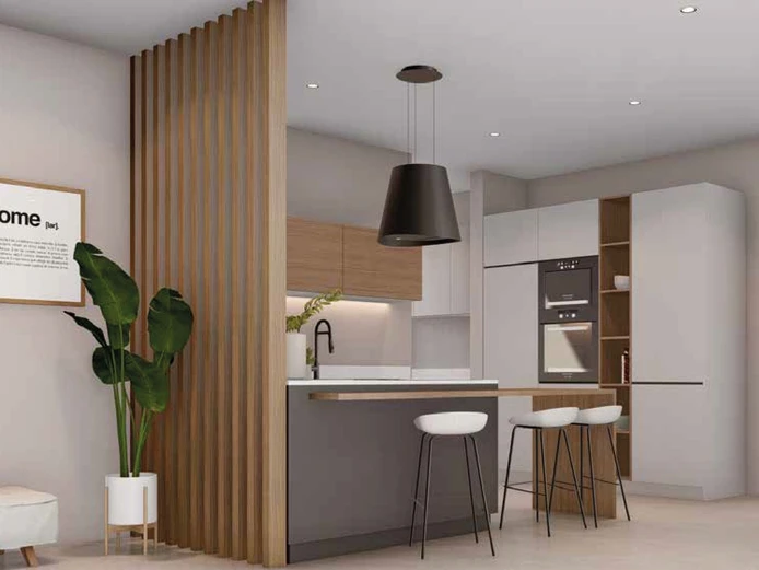 Penthouse situé dans un complexe résidentiel à 10 minutes à pied de la plage