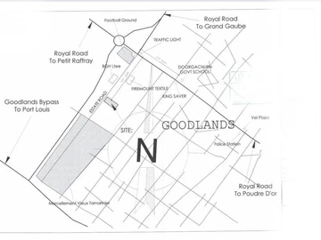 Commercial land of 1997m2 for sale in Goodlands