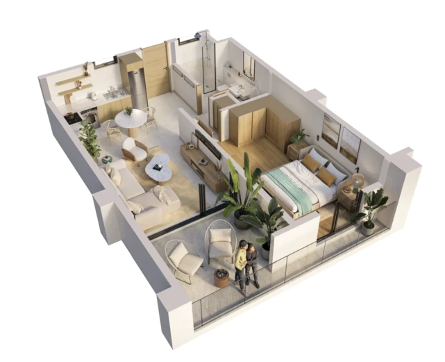 Appartement avec terrasse vue mer – Opportunité d’investissement- Prix  264000 $