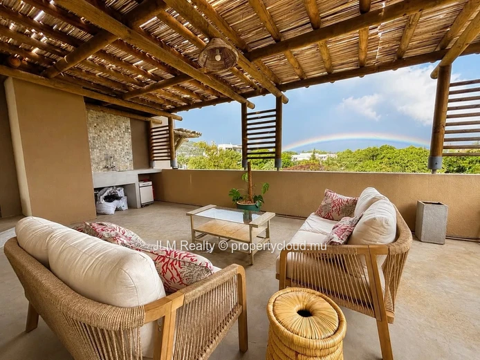 Stunning Penthouse for Long-Term Rent Just Steps from La Preneuse Beach, Black River, Mauritius