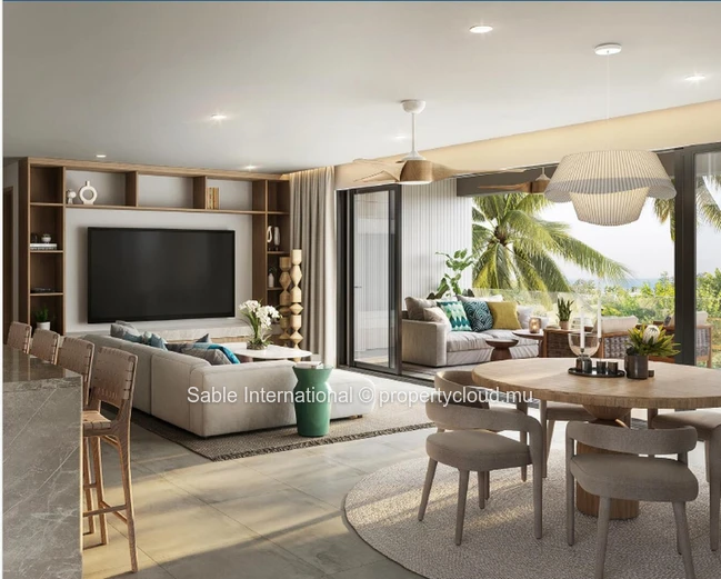 Luxury Penthouse with Private Pool in Trou aux Biches - 225m² Living Space - Close to Amenities - Fitness Room 