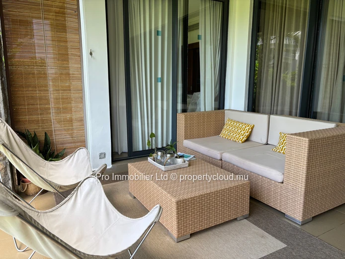 Cozy ground-floor apartment for rent at Azuri Ocean & Golf Resort, Roches Noires.