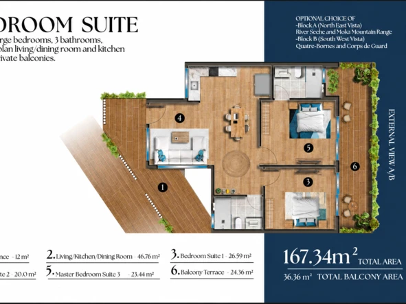 3 Bedroom Apartment