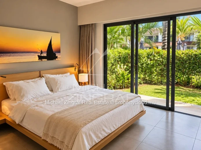 Appartement en rez-de-jardin à deux pas de la plage – Mont Choisy