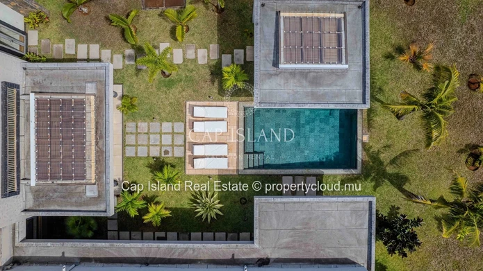 Villa 4 chambres plein pied et son jardin tropical
