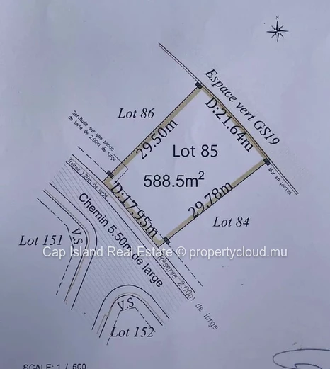 Prime Residential Land for Sale – Pierrefonds, Palma Road B2