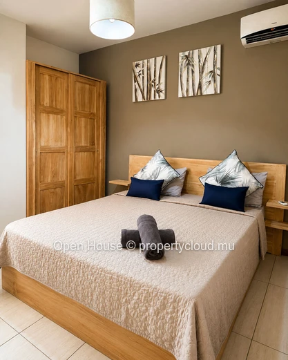 Appartement meublé 3 chambres avec piscine à louer à Flic en Flac