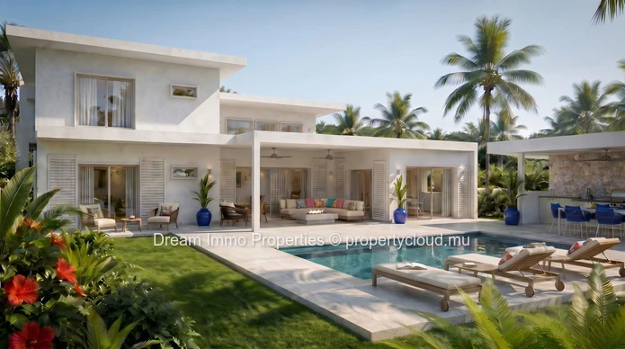 Beautiful Modern 4 Bedroom Villas Just 100 M From The Sea In Trou Aux Biches - Mauritius