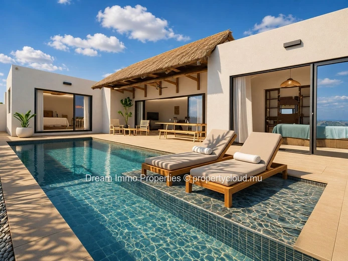 Nouveau projet de villas contemporaines en exclusivité à 3 min de la plage de Grand Gaube – Ile Maurice