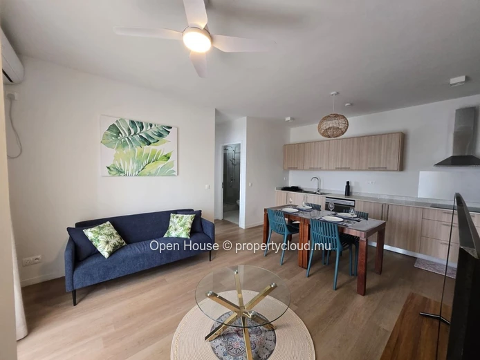 Appartement meublé 2 chambres à louer dans la Smart City de Tamarin