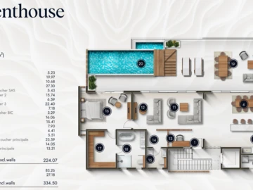 3 Bedroom Penthouse