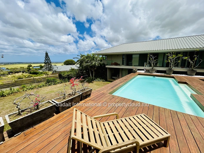 Villa contemporaine avec vue mer et montagne – Mont Piton, Île Maurice