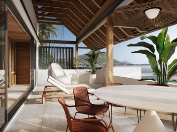 Penthouse de 3 Chambres