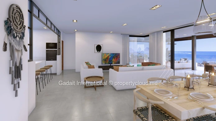 Majestic Villa with Contemporary Design and Breathtaking Ocean Views in Rivière Noire