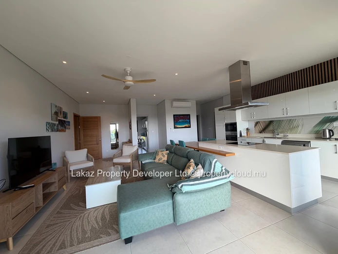 Appartement lumineux, piscine à Pointe aux Canonniers