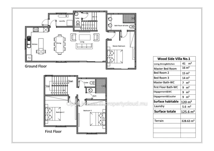 Villa 3 chambres avec piscine privée à vendre à Petit Raffray