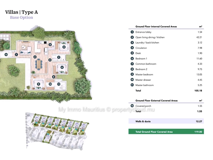 Contemporary 3-Bedroom Villa — Secure Gated Residence — Piton