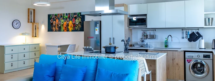 Luxury Living in Grand Gaube: Furnished 2 BR Apartment with Private Pool, Close to Schools, Shops, and Hospital - Rs ...