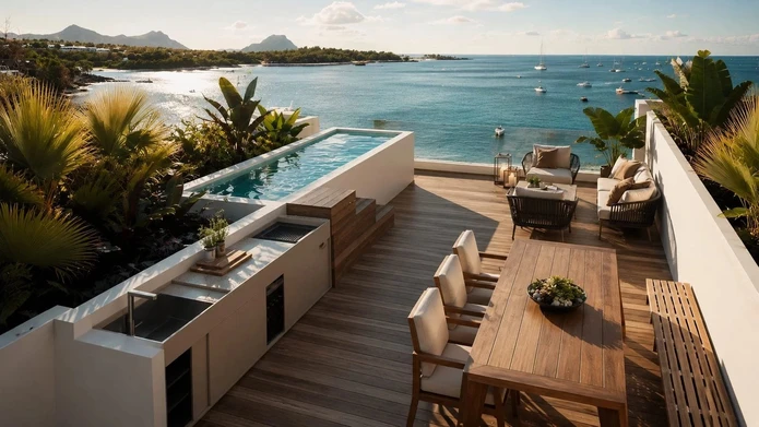 Appartement pieds dans l'eau