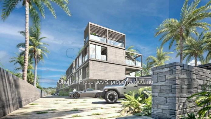 3-bedroom en suite apartment with unobstructed lagoon view in Roches Noires