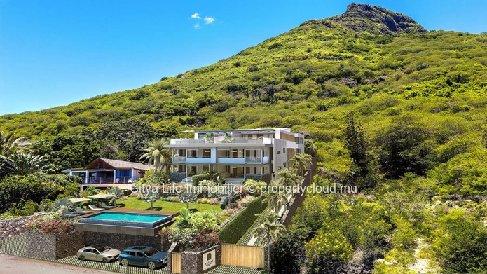 Appartement 3 chambres de 183m² avec piscine à Tamarin